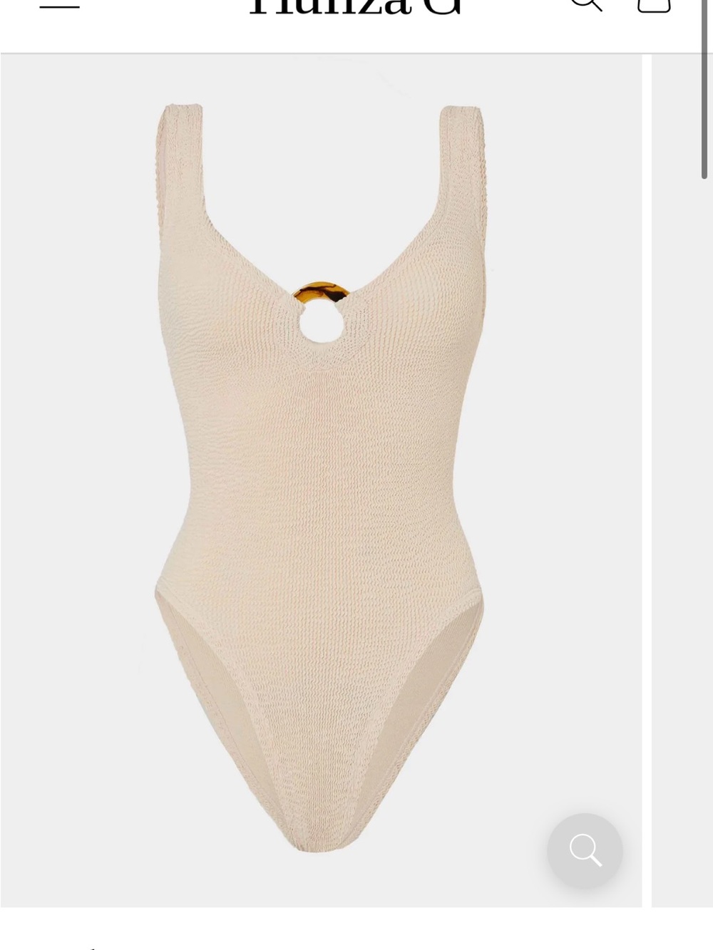 Hunza G Celine One-Piece in Blush - ONE SIZE!!
